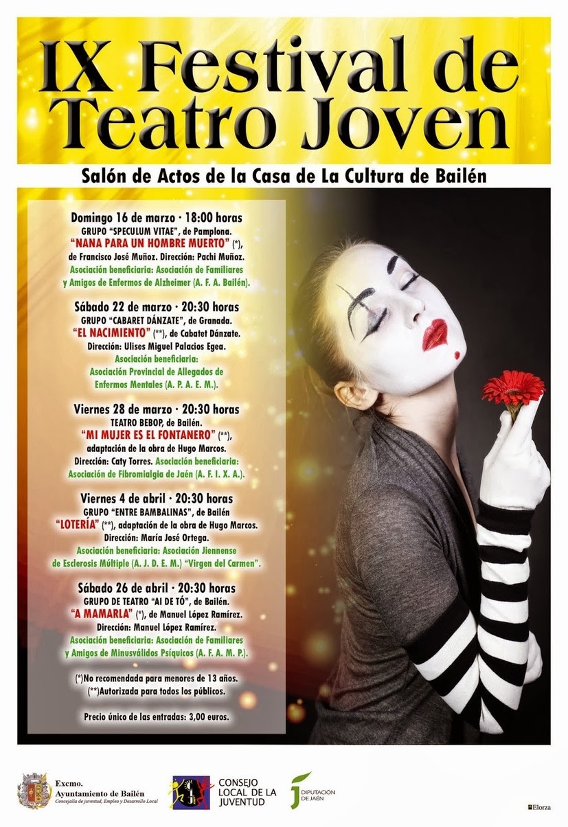 YA ESTÁ EN MARCHA EL IX FESTIVAL DE TEATRO JOVEN DE BAILÉN