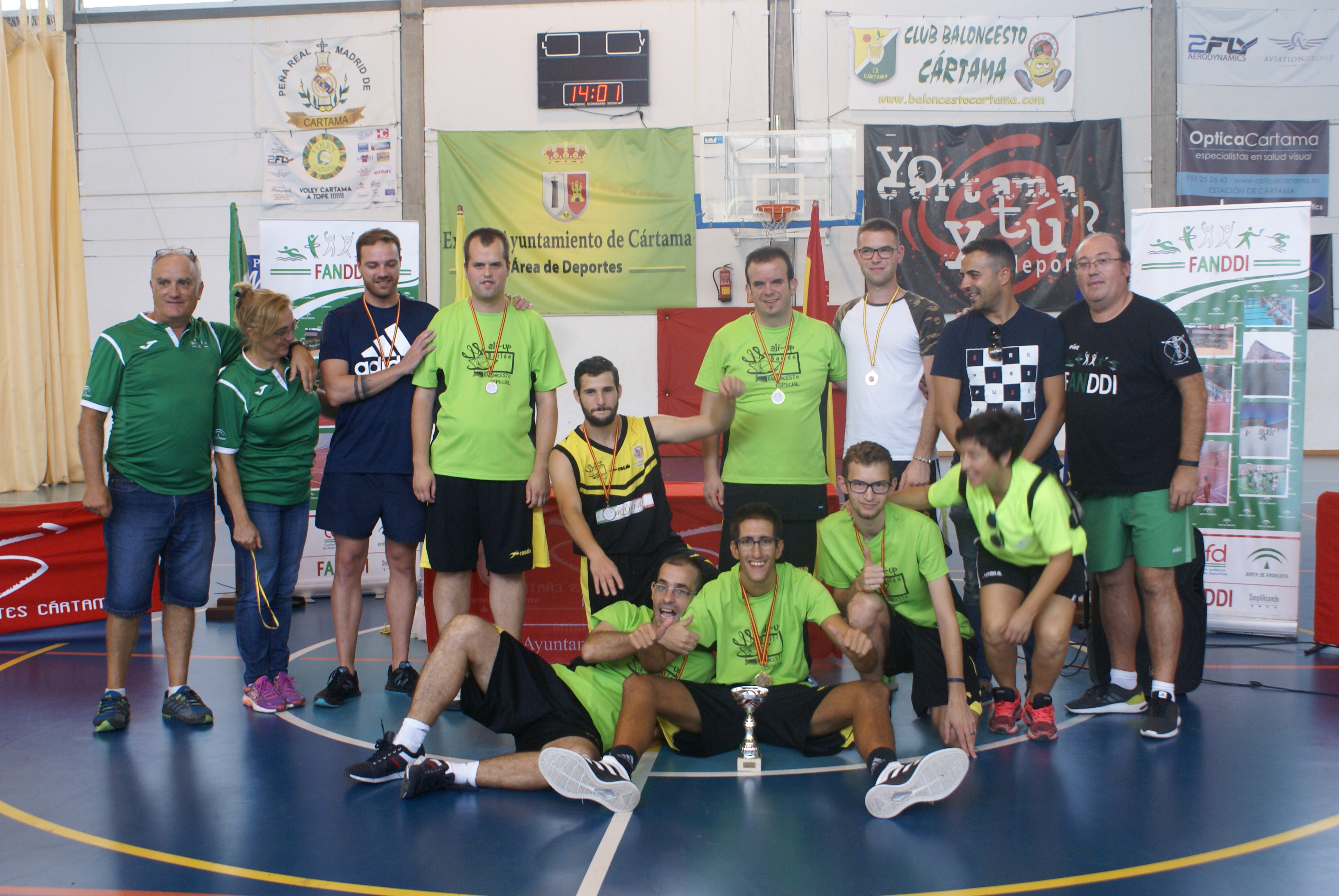Los equipos de baloncesto adaptado de Bailén vuelven a triunfar por quinto año consecutivo